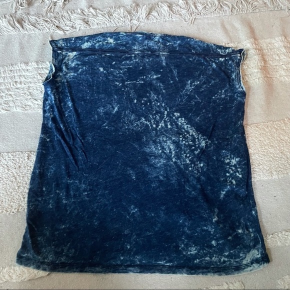 G-STAR BLUE DYE  V-NECK TEE - XS - Picture 6 of 15